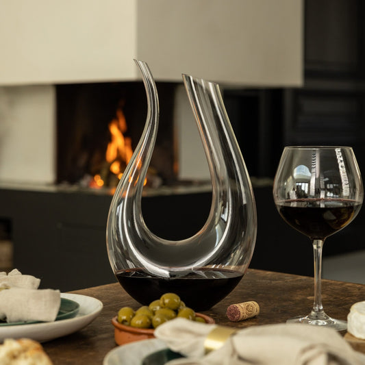 Luxwine - Decanteer karaf wijn 1.5L - Incl. 1000 Schoonmaakparels en Luxe cadeauverpakking