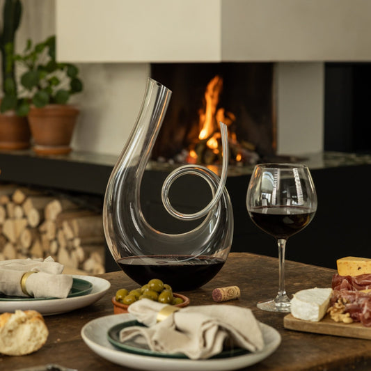 Luxwine - Decanteer karaf wijn 1.5L - Incl. 1000 Schoonmaakparels